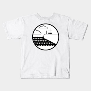 Tour Aotearoa - Greymouth Bar Lookout Icon Kids T-Shirt